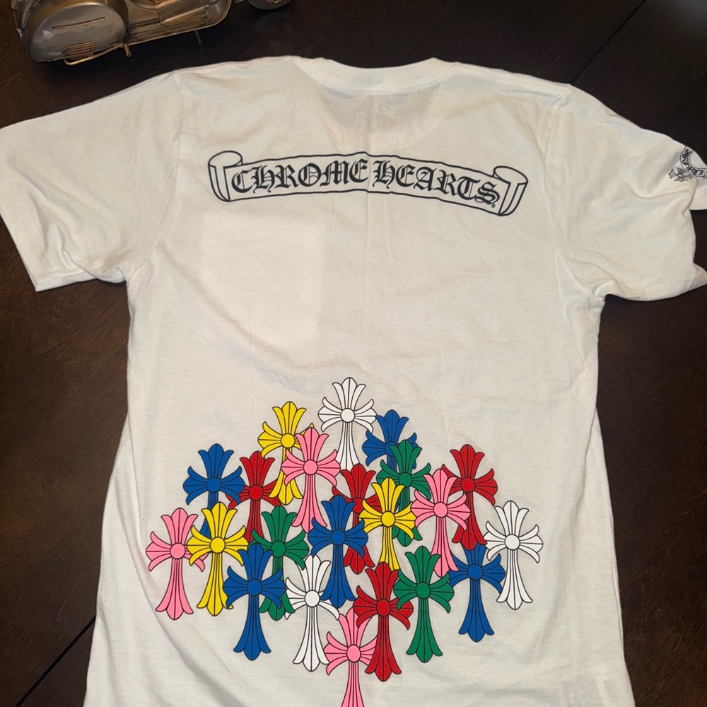 SOLD! Chrome Hearts White Graphic T-Shirt